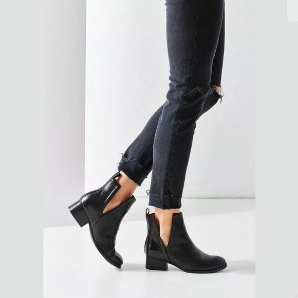 Jeffrey Campbell Shoes - Jeffrey Campbell Oriley Cutout Ankle Leather Boots